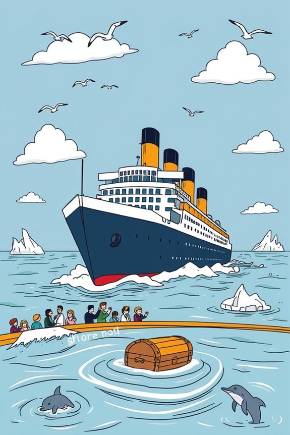 creative titanic doodle project