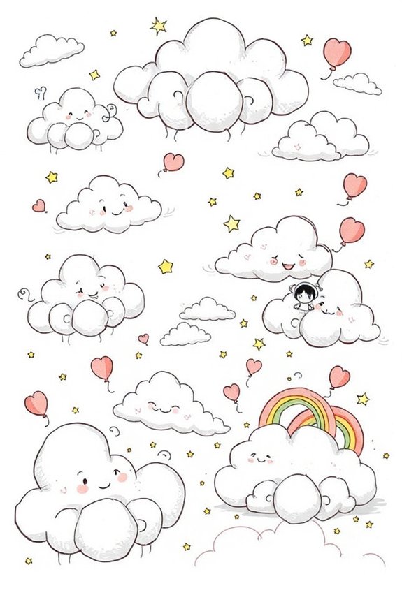 creative whimsical cloud art