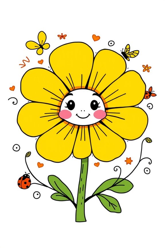 cute marigold doodle project