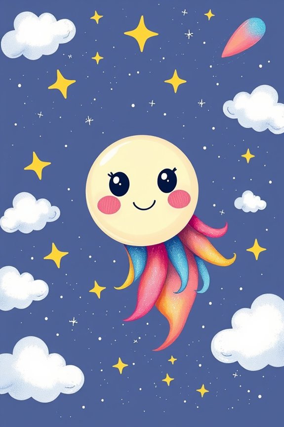 cute meteor art project