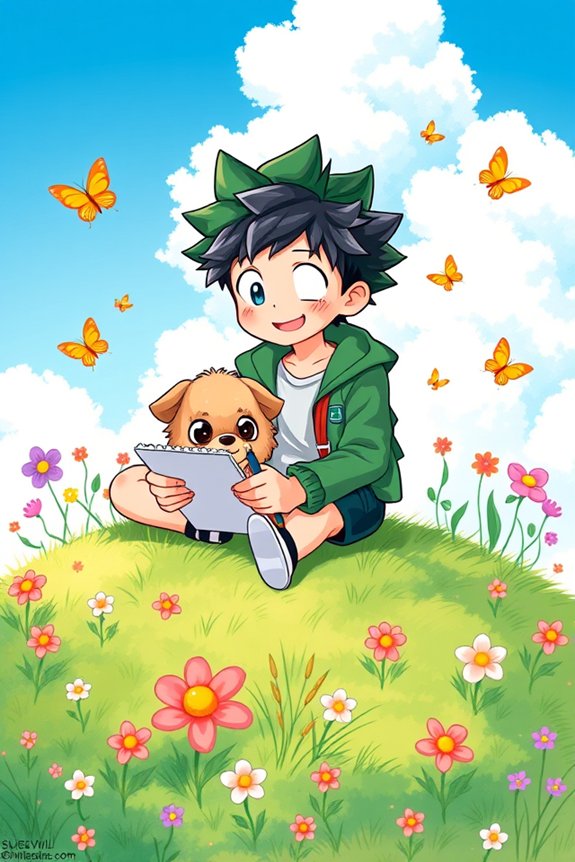 deku s joyful pet bond