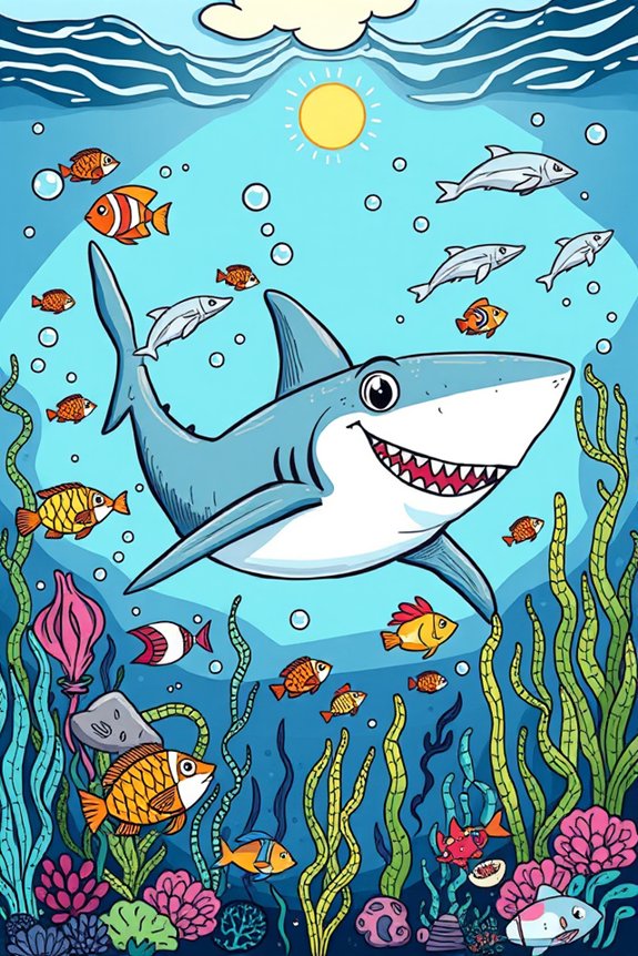 doodle great white shark