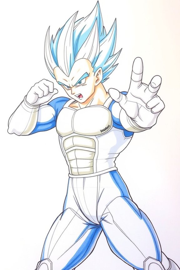 dynamic battle stance pose