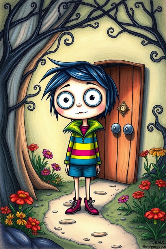 eerie charm character design