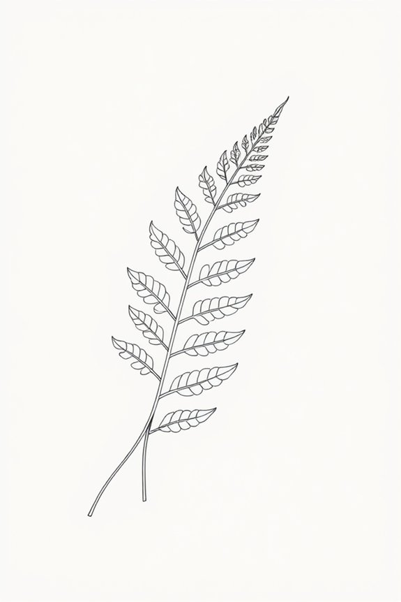 elegant continuous line art