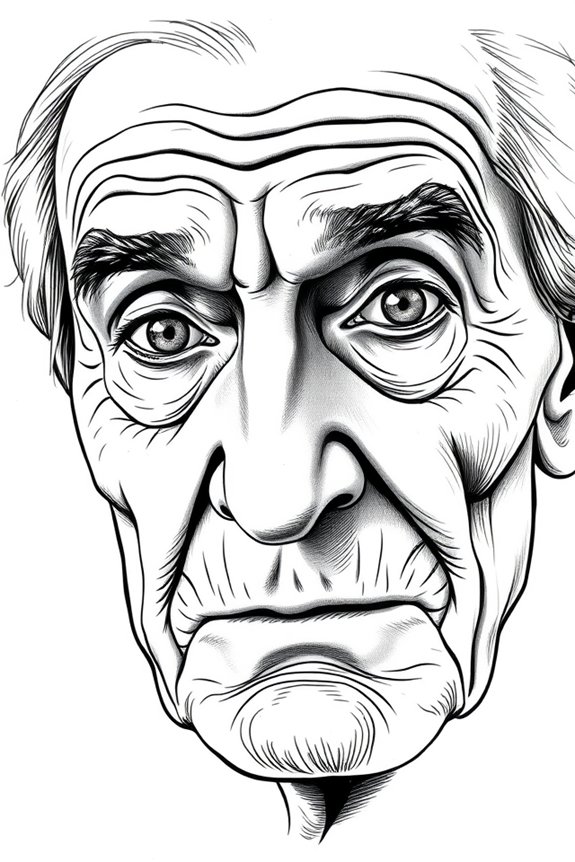 expressive contrast in portraiture