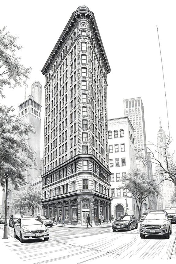 flatiron building sketch project