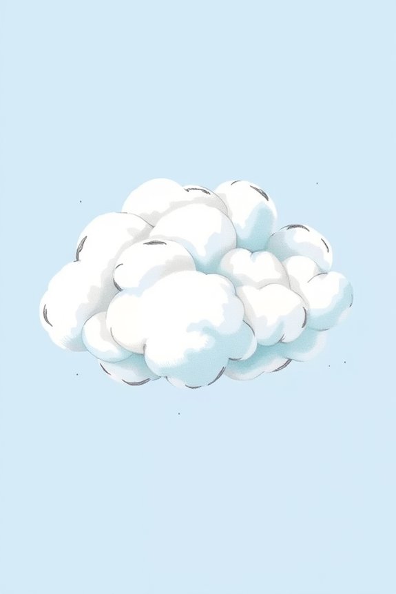 fluffy cloud art project
