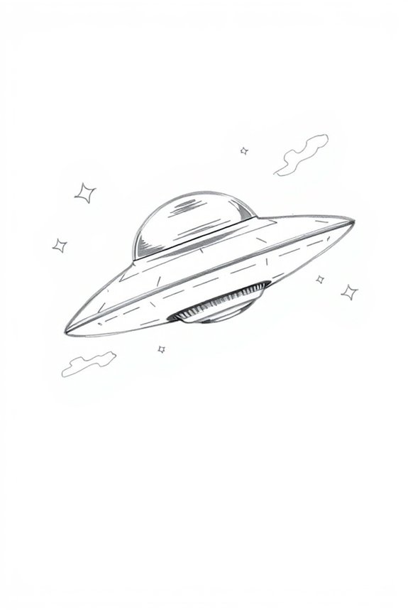 flying saucer sketch project