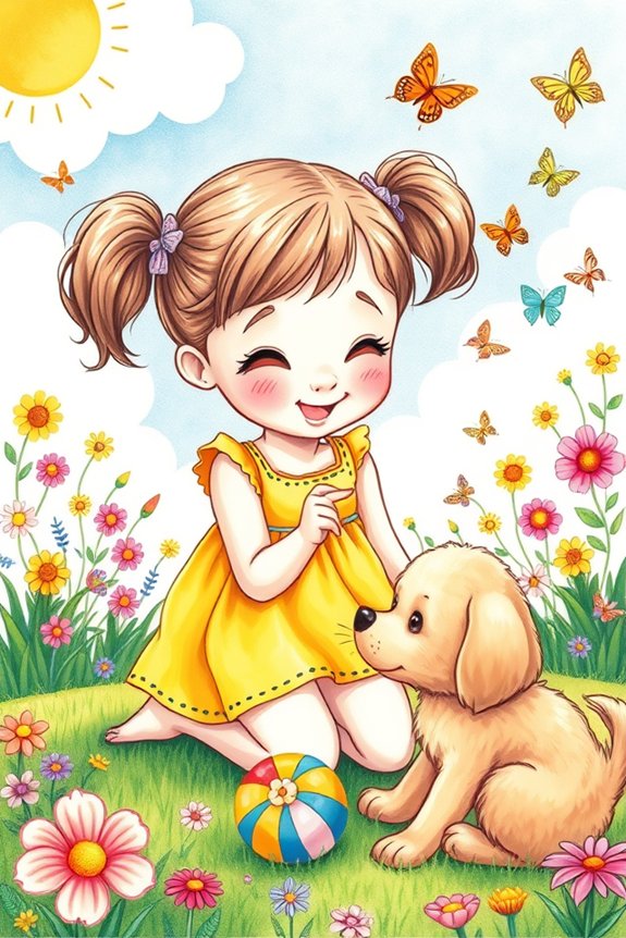 friendship through playful scenes