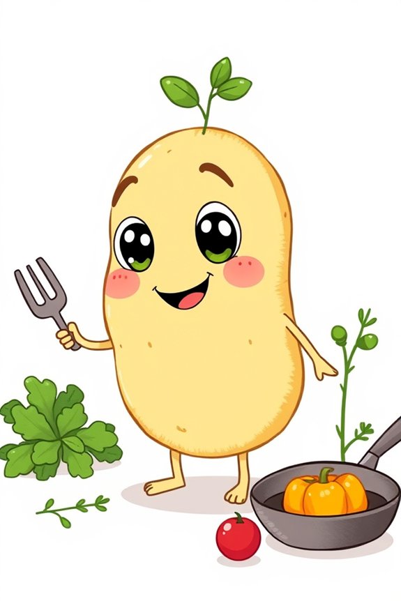 fun beginner potato art