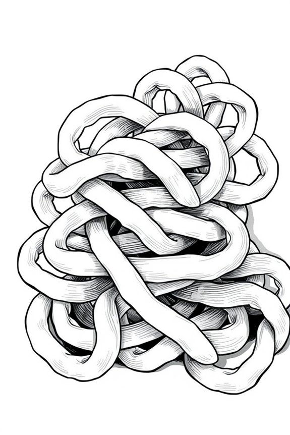 fusilli drawing techniques explored