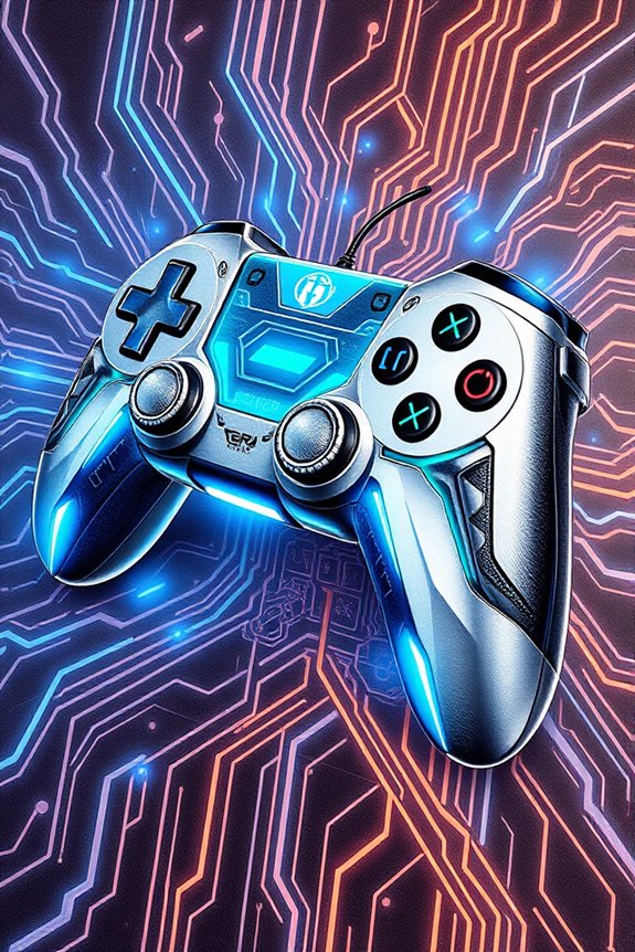 futuristic gaming controller design