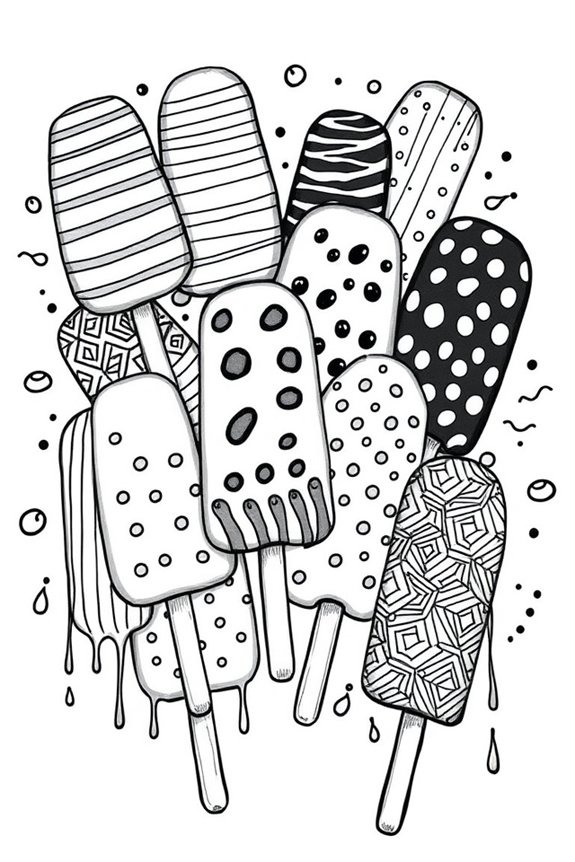 geometric black and white design