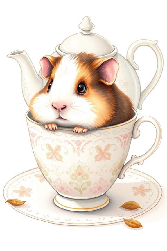 guinea pig tea cup