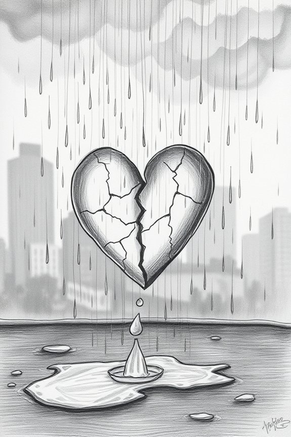 heartbreak in the rain