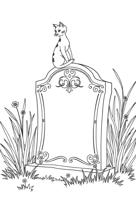 heartfelt tribute with cat