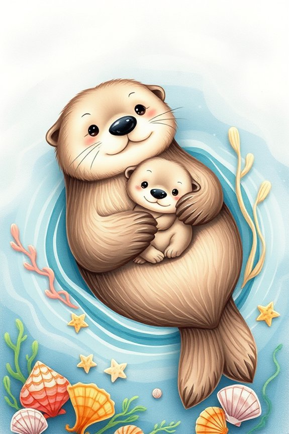 heartwarming sea otter bond