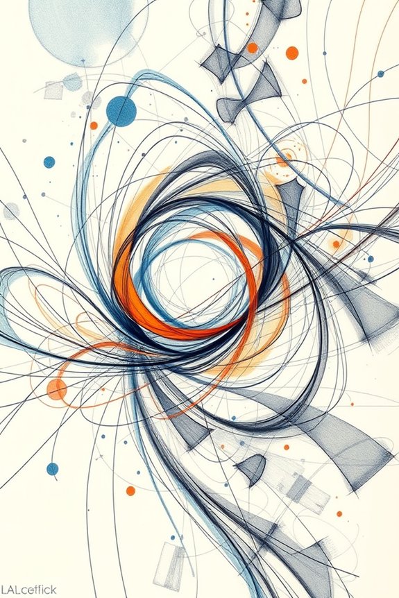 heisenberg inspired abstract art
