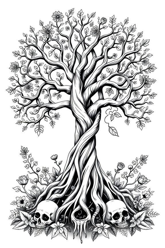 interconnectedness through intricate details