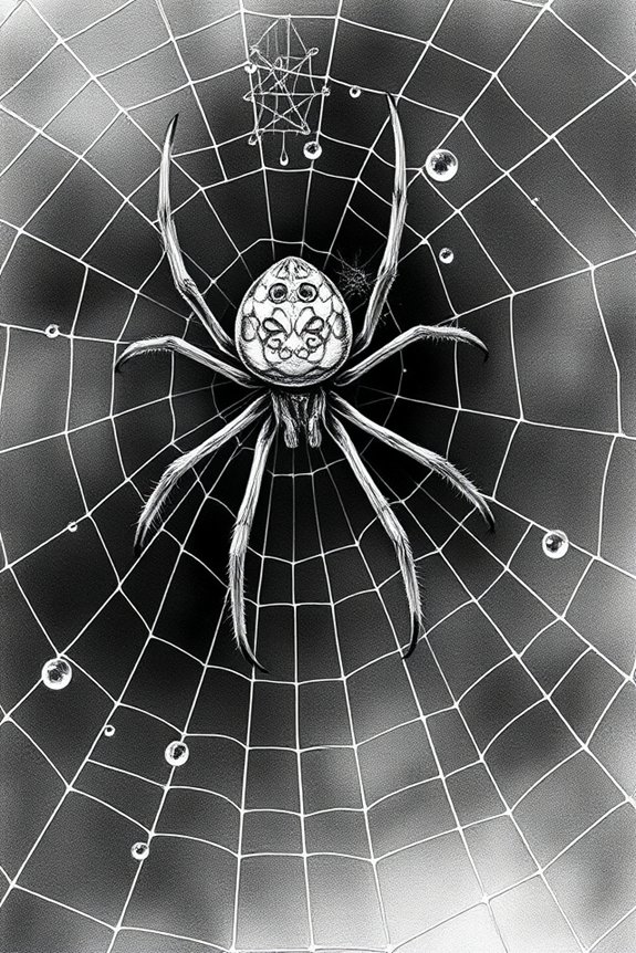 intricate black and white