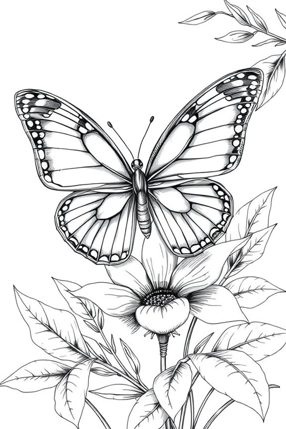intricate black and white