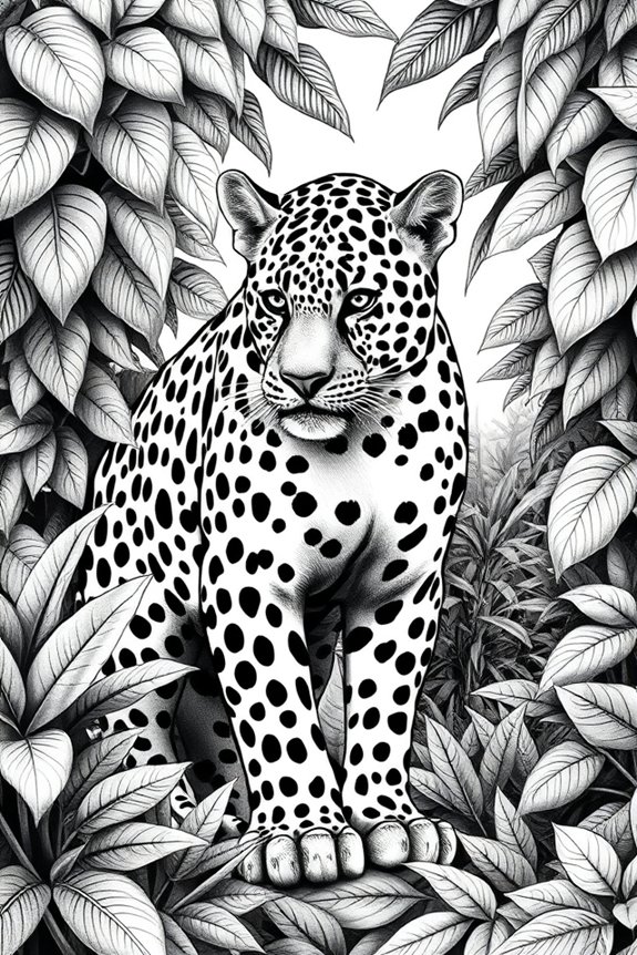 jaguar drawing shading techniques