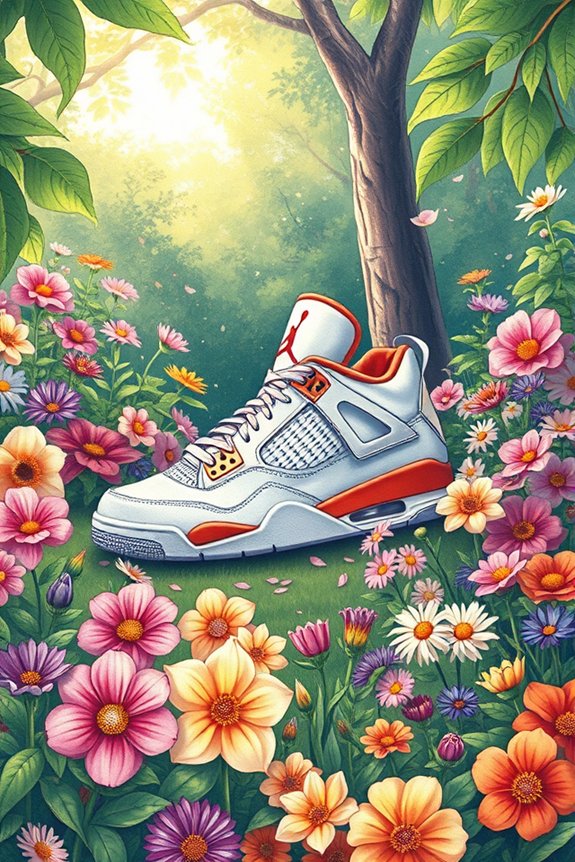 jordan 4 garden fusion