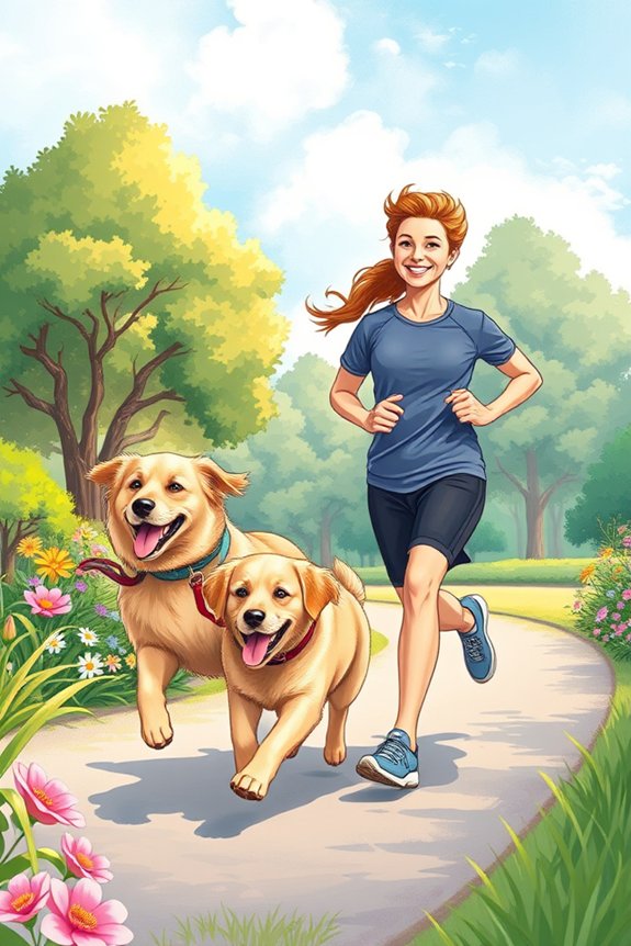 joyful bond between pets