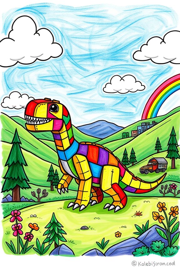lego dinosaur adventure landscape