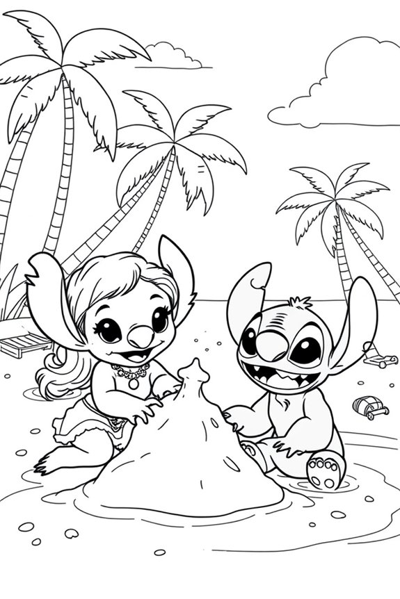 lilo and stitch drawing project