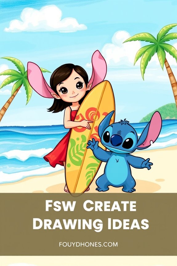 lilo and stitch surfing joy