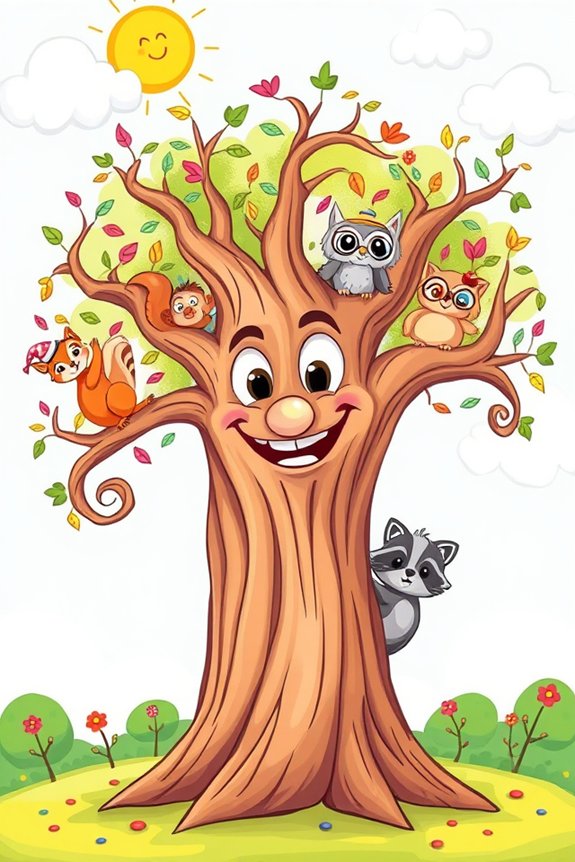 magical creative tree art