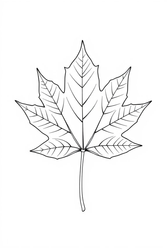 maple leaf drawing project