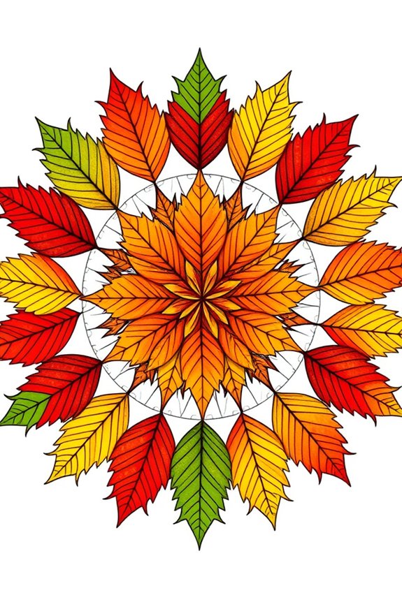 meditative colorful nature art