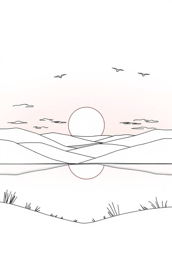 minimalist continuous line art