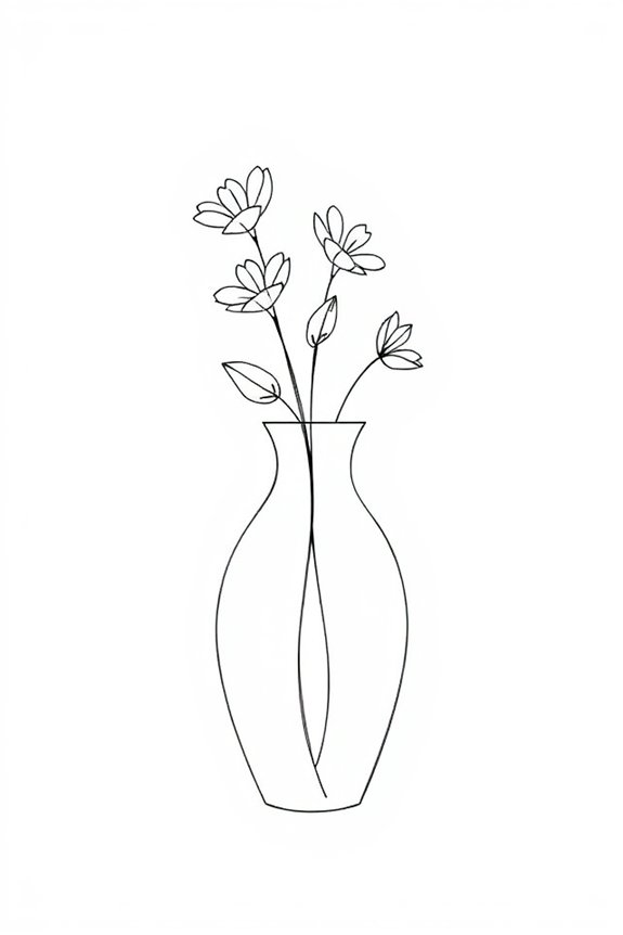 minimalist continuous line art