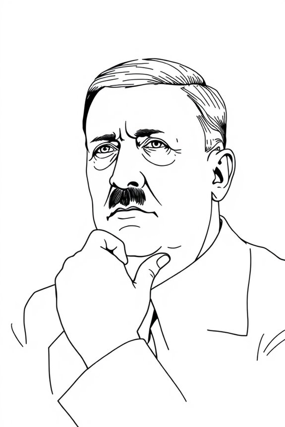 minimalist hitler artistic exploration