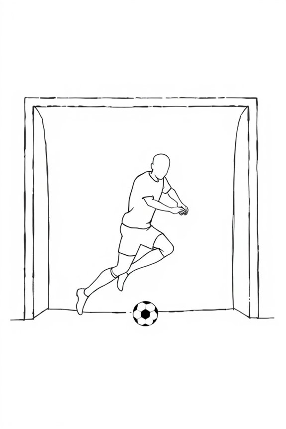 minimalist sports art project
