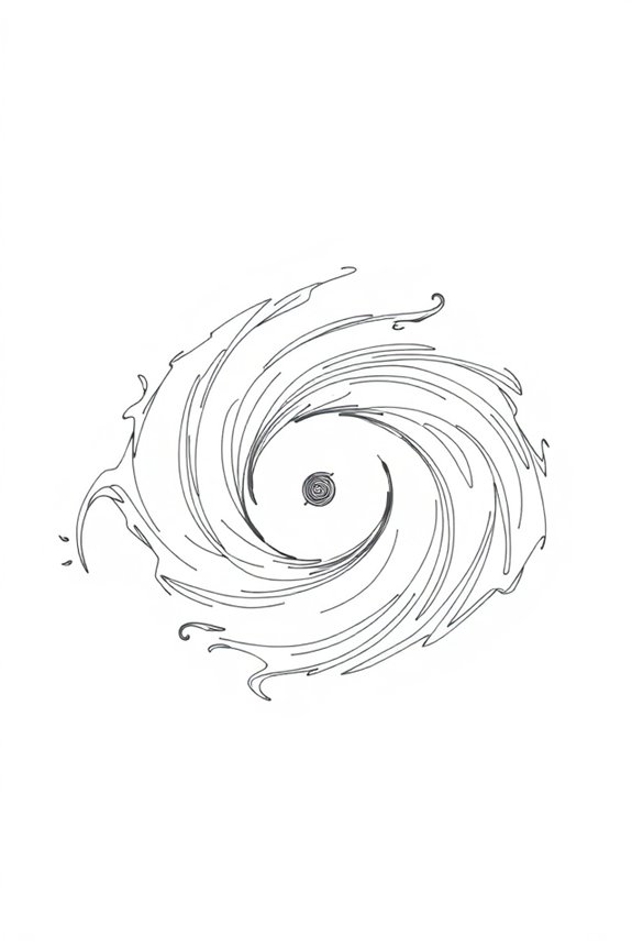 minimalist storm energy art