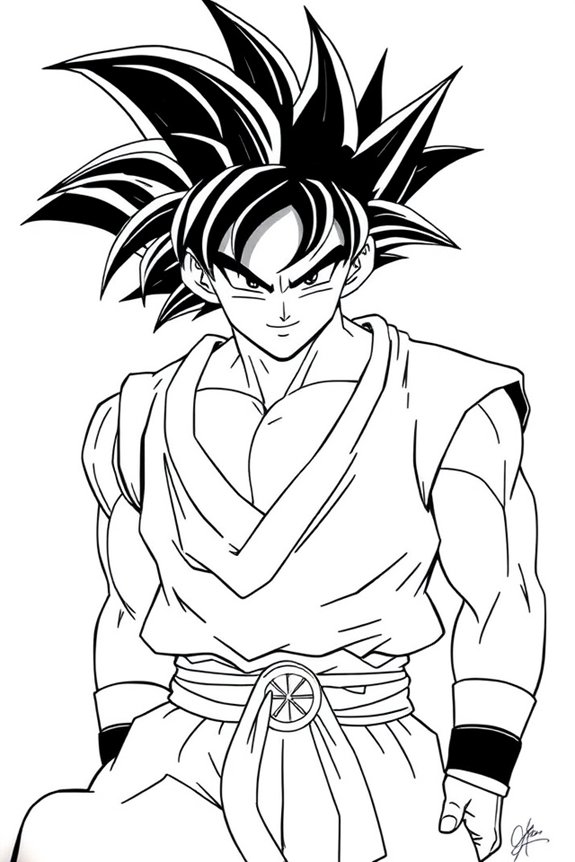 monoline drawing character exploration