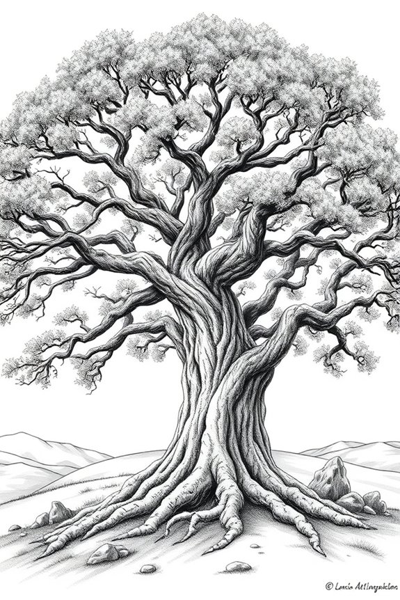 nature inspired black and white