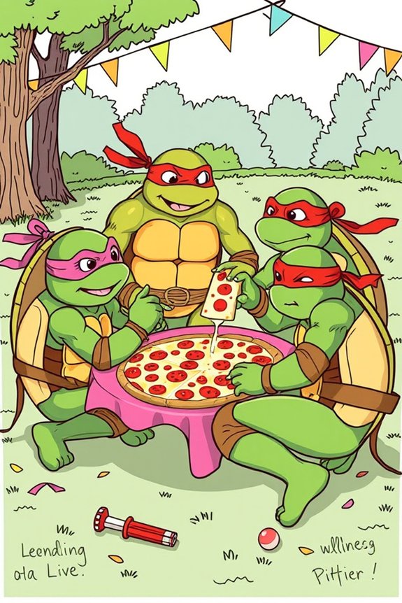 ninja turtle family fun