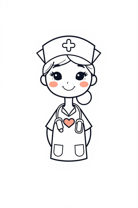 nurse icon drawing project