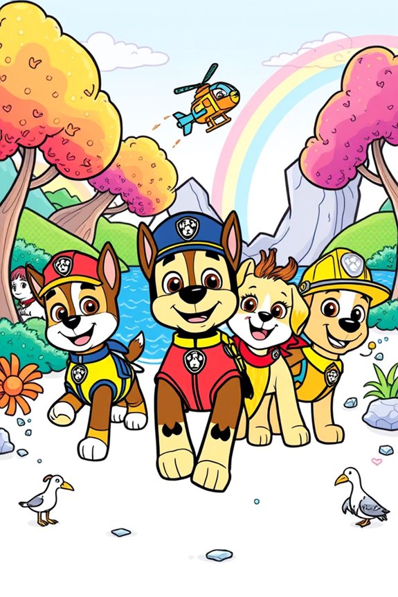 paw patrol adventure scene