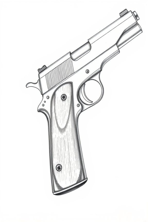 pistol sketching for artists