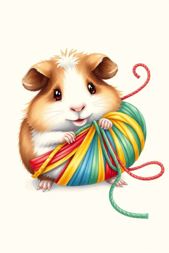 playful guinea pig yarn