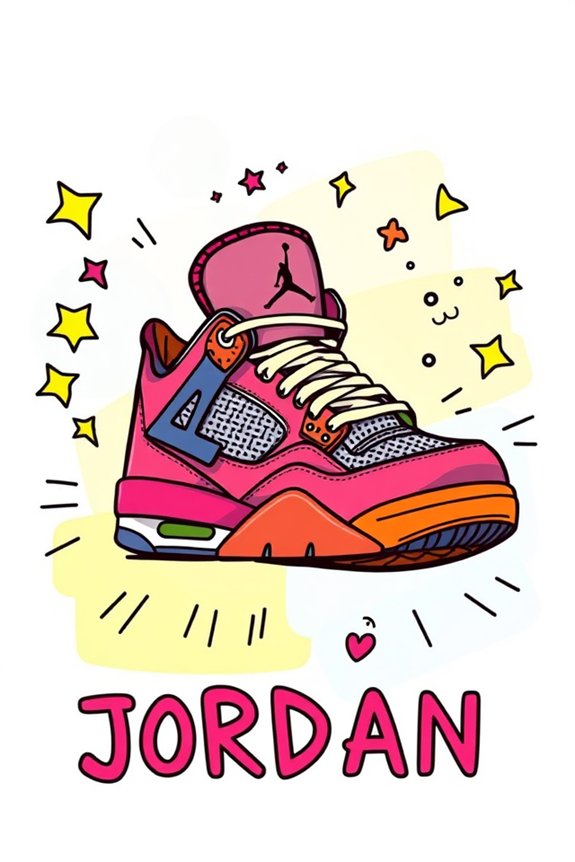 playful jordan 4 art