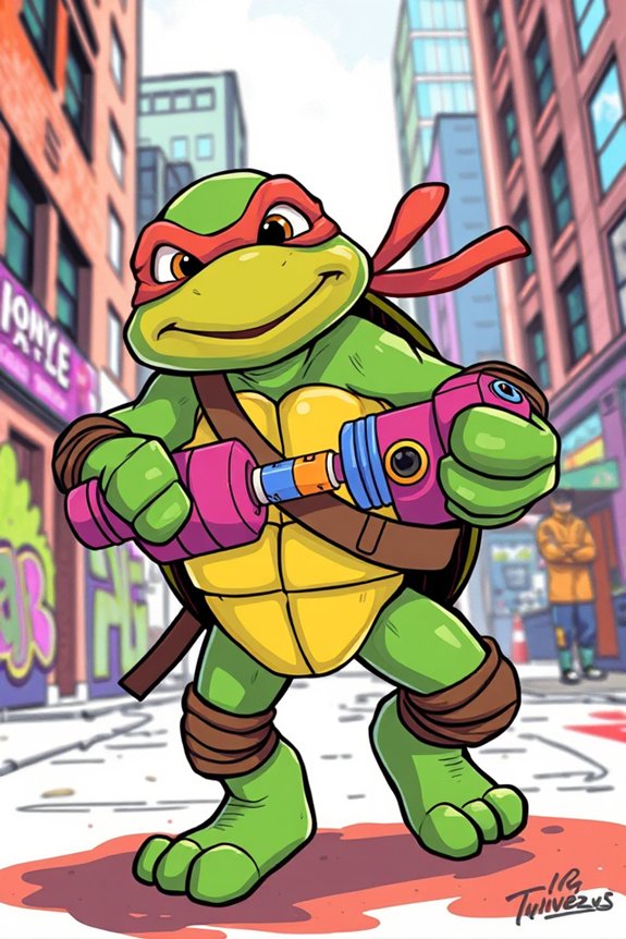 playful ninja turtle toy