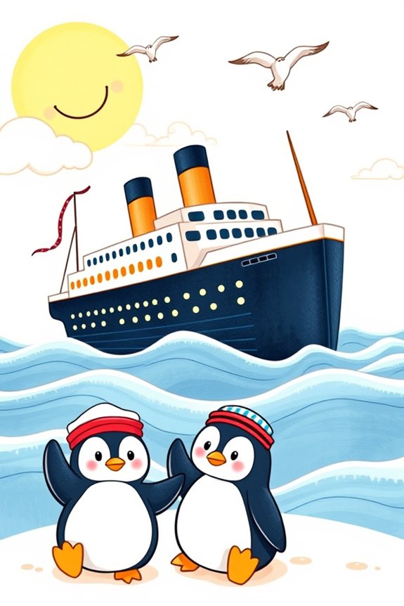 playful titanic drawing project